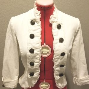 White Vintage Style Jacket